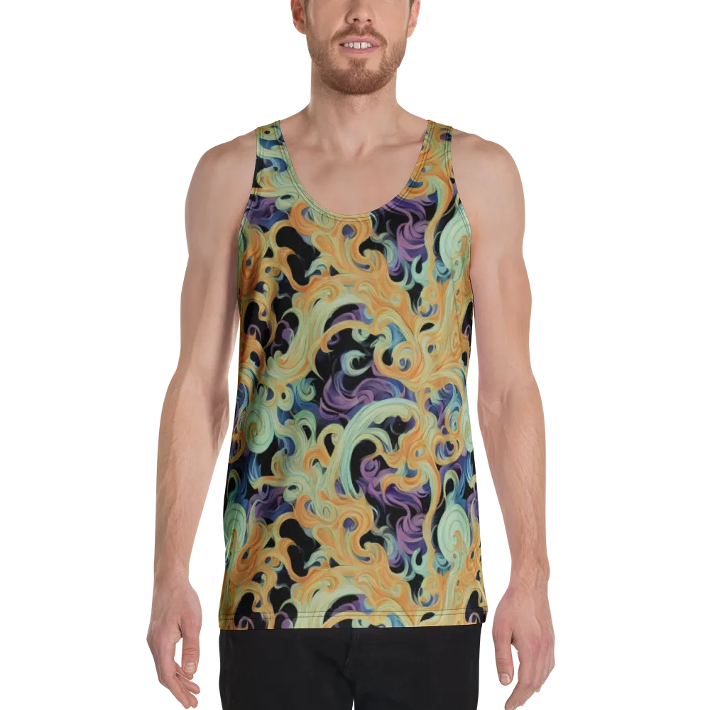 Velvet Vortex on Men's Tank Top — Front