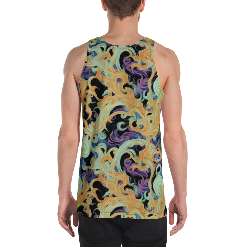Velvet Vortex on Men's Tank Top — Back