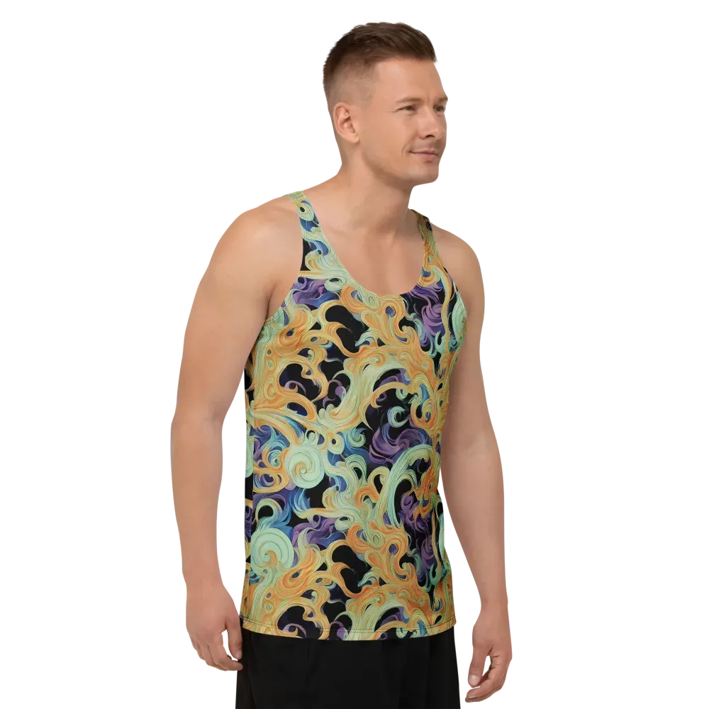 Velvet Vortex on Men's Tank Top — Right Front