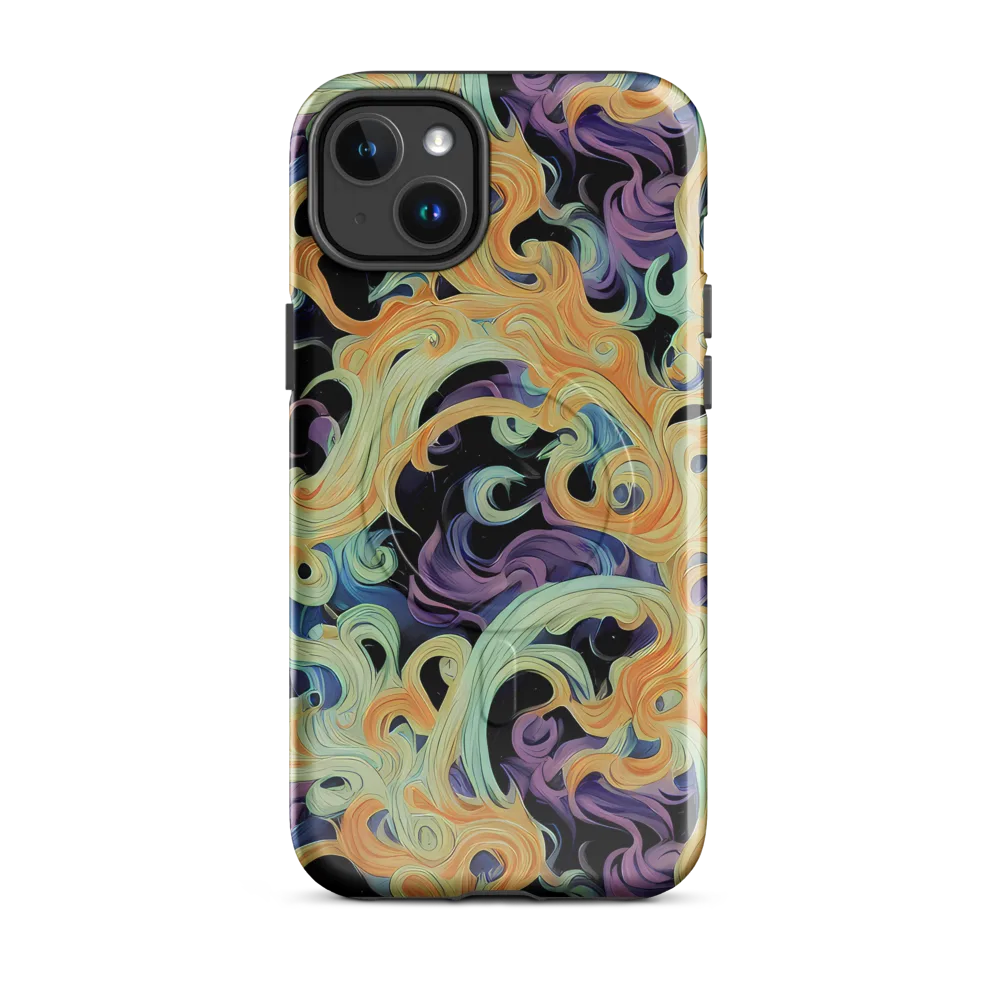Velvet Vortex on MagSafe Tough Case for iPhone® — Front