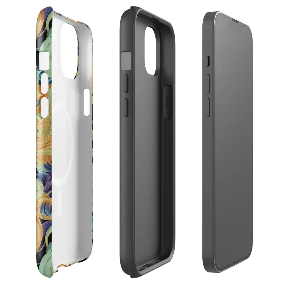 Velvet Vortex on MagSafe Tough Case for iPhone® — Front