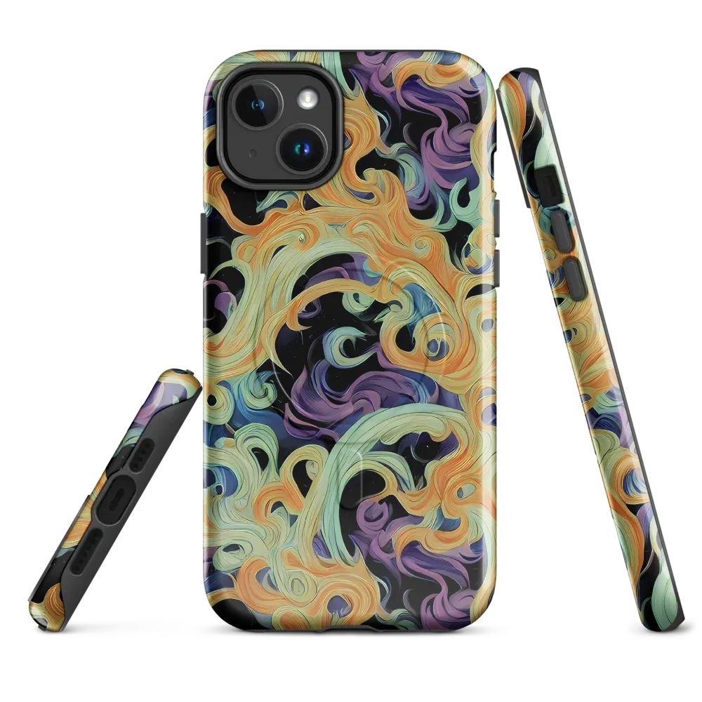 Velvet Vortex on MagSafe Tough Case for iPhone® — Front