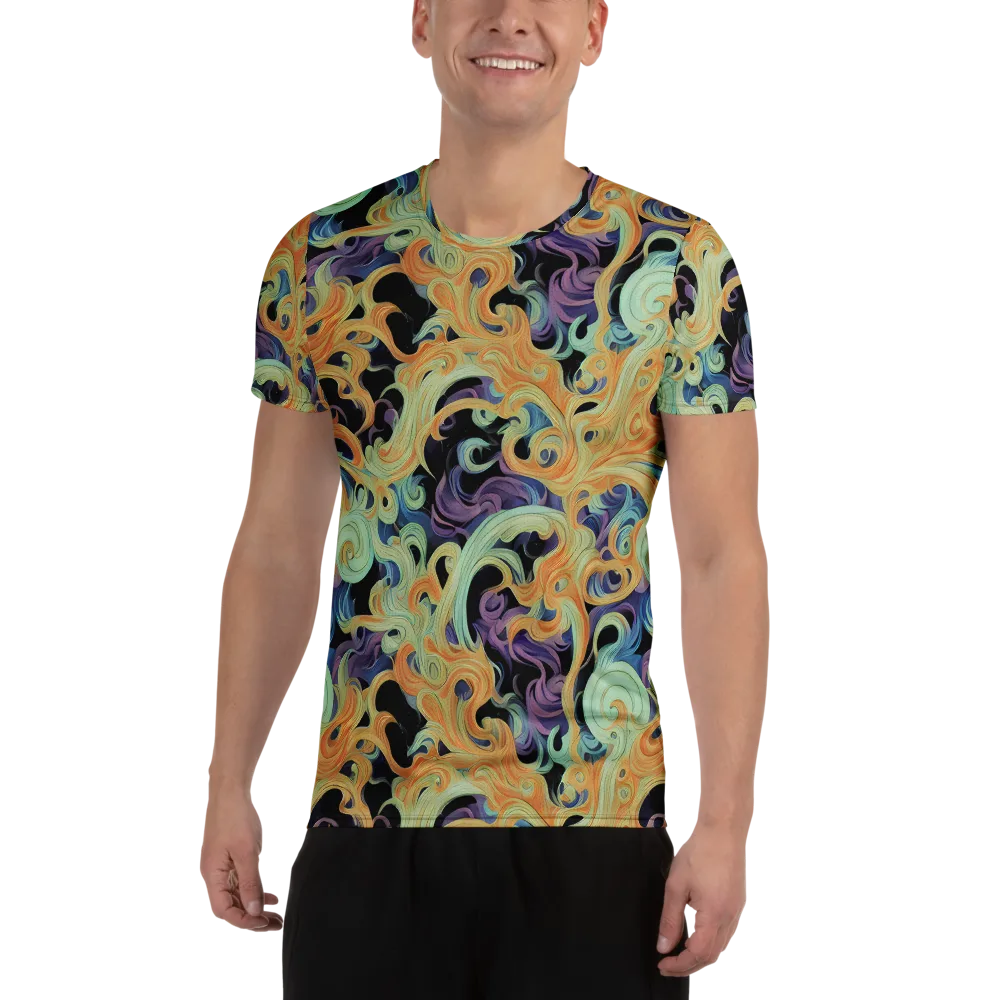 Velvet Vortex on Men's Athletic T-Shirt — Front