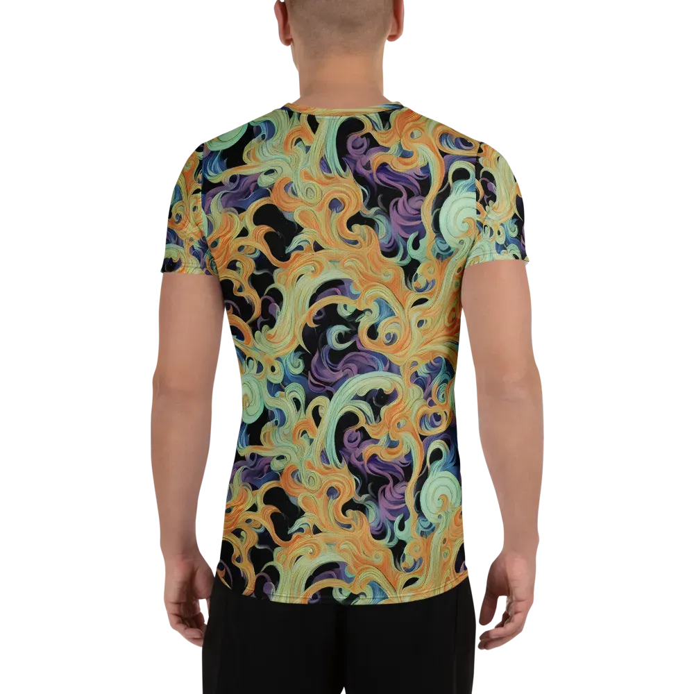 Velvet Vortex on Men's Athletic T-Shirt — Back