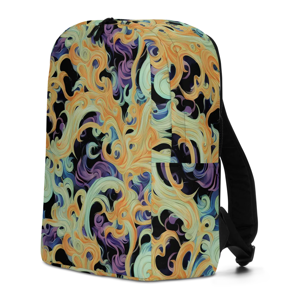 Velvet Vortex on Minimalist Backpack — Left