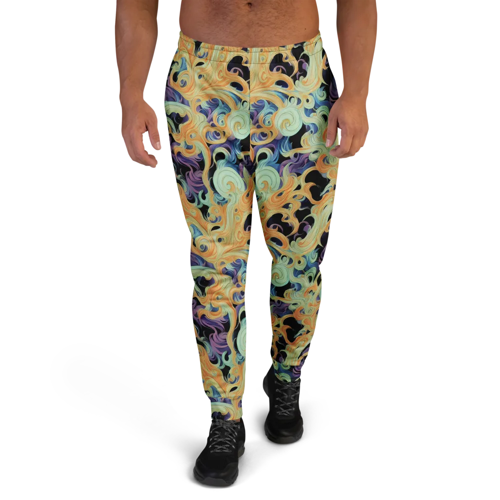 Velvet Vortex on Men's Joggers — Front