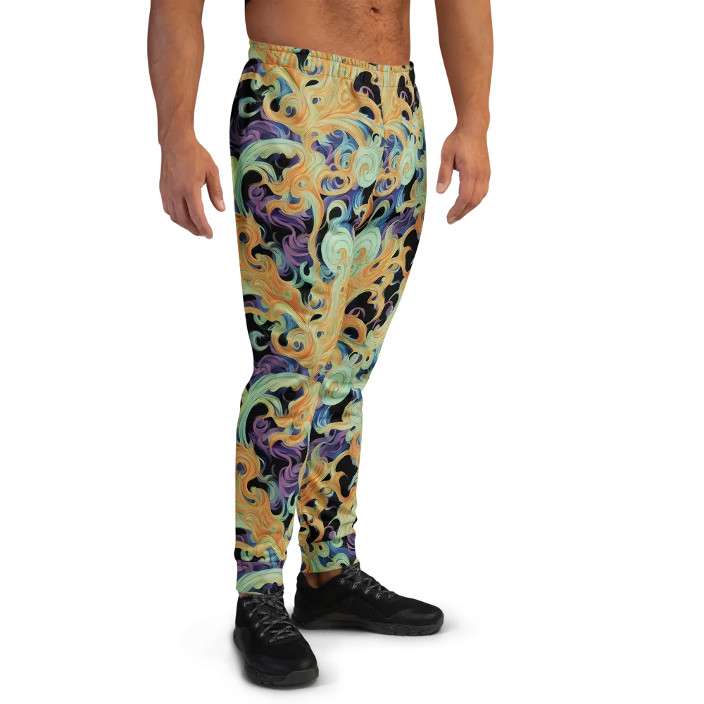 Velvet Vortex on Men's Joggers — Right