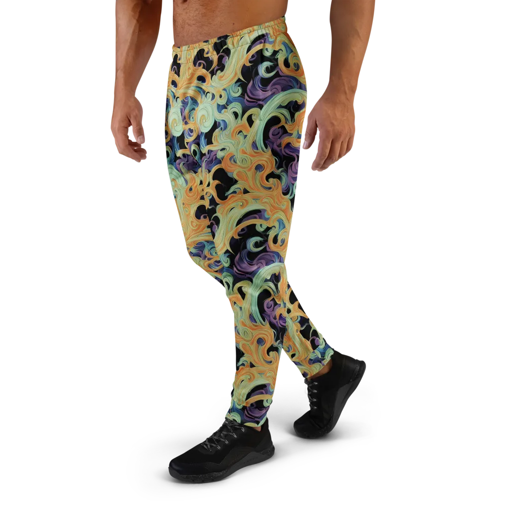 Velvet Vortex on Men's Joggers — Left