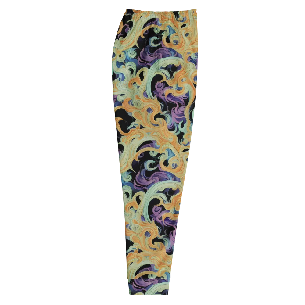Velvet Vortex on Men's Joggers — Right