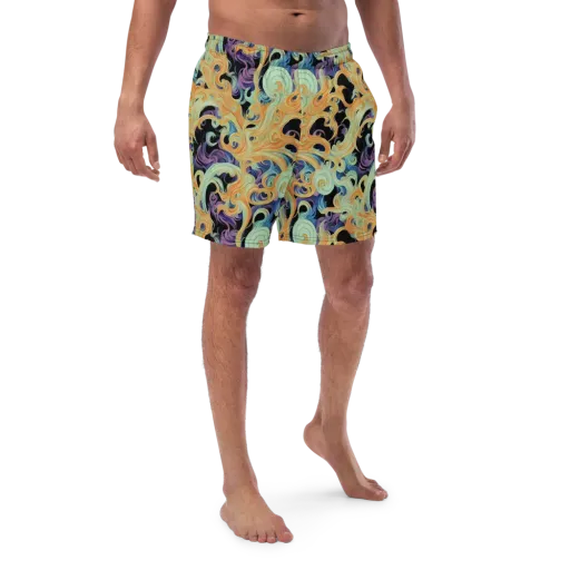 Velvet Vortex on a Swim Trunks