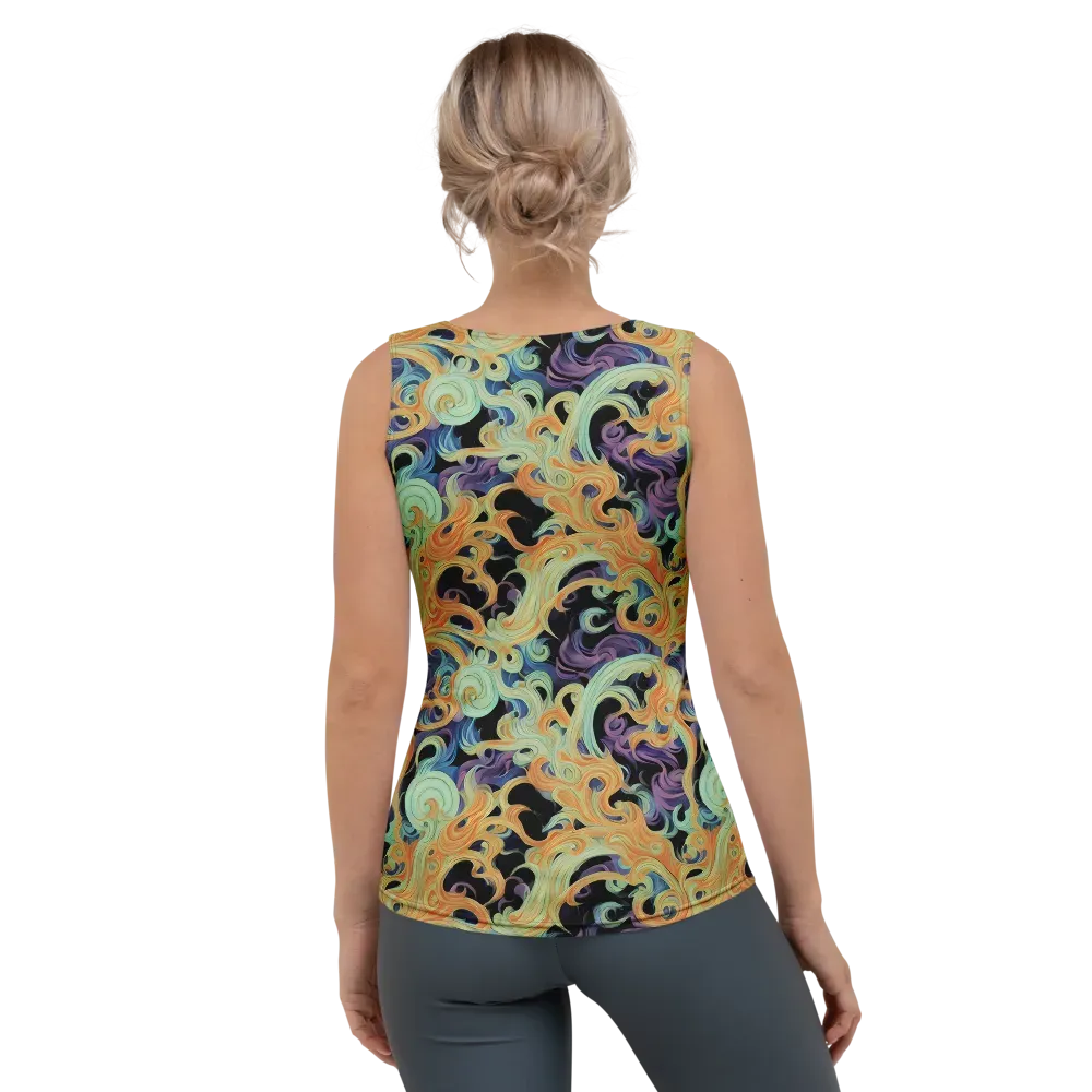 Velvet Vortex on Women's Tank Top — Back