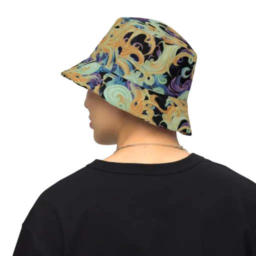 Velvet Vortex on a Reversible Bucket Hat