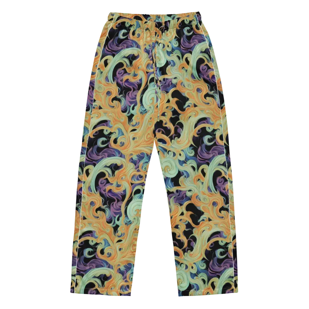 Velvet Vortex on Women's Pajama Pants — Front