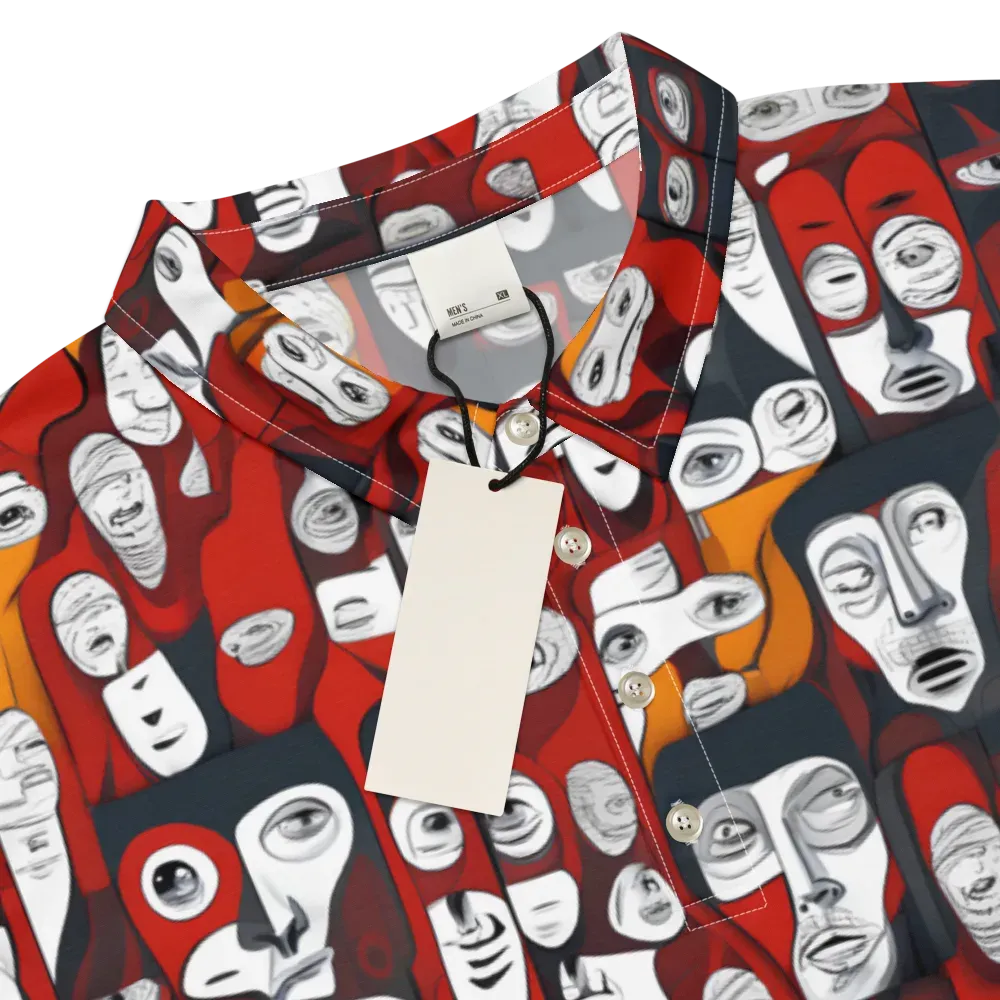 Crimson Visions on Men's Slim Fit Polo Shirt — Product details