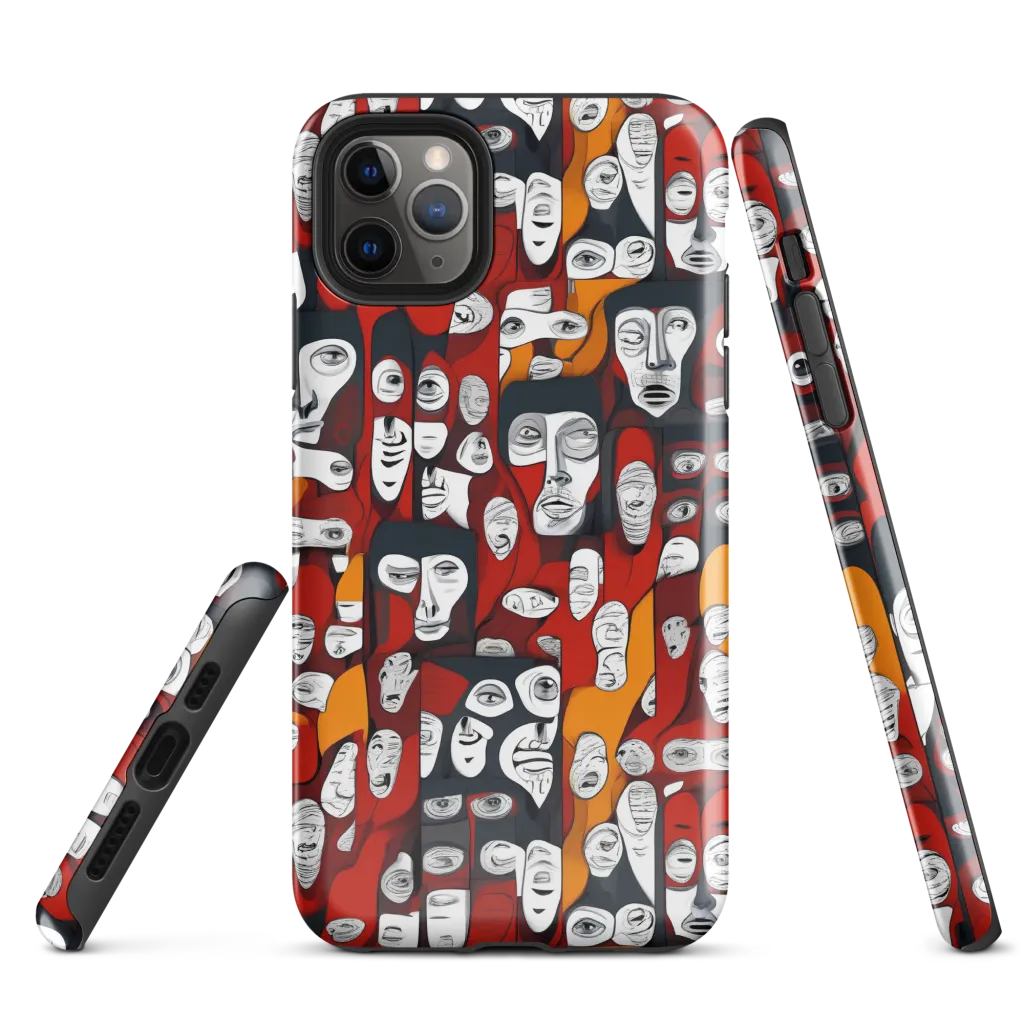 Crimson Visions on Tough Case for iPhone® — Front