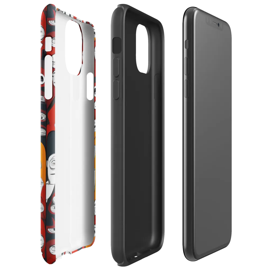 Crimson Visions on Tough Case for iPhone® — Right