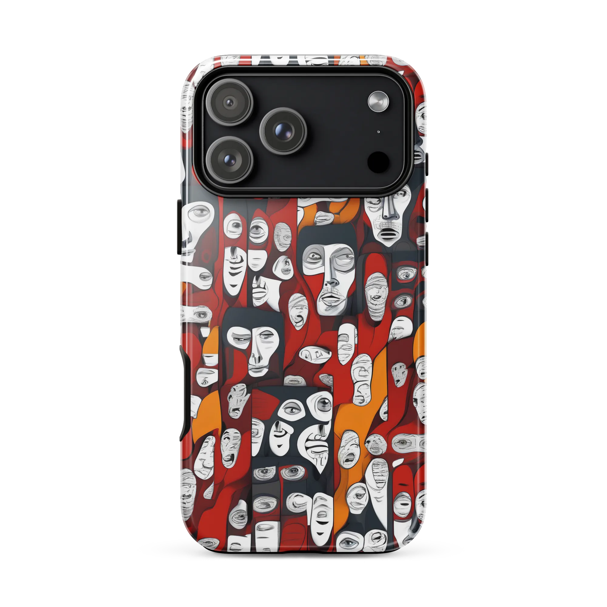 Crimson Visions on Tough Case for iPhone® — Front