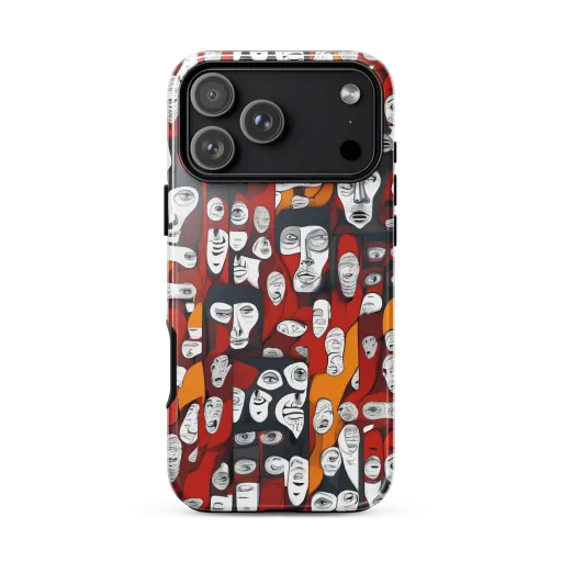 Crimson Visions on a Tough Case for iPhone®