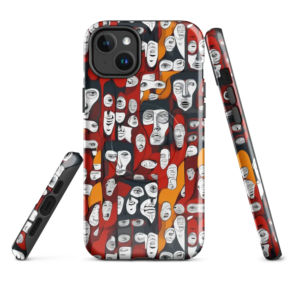 Crimson Visions on MagSafe Tough Case for iPhone® — Front