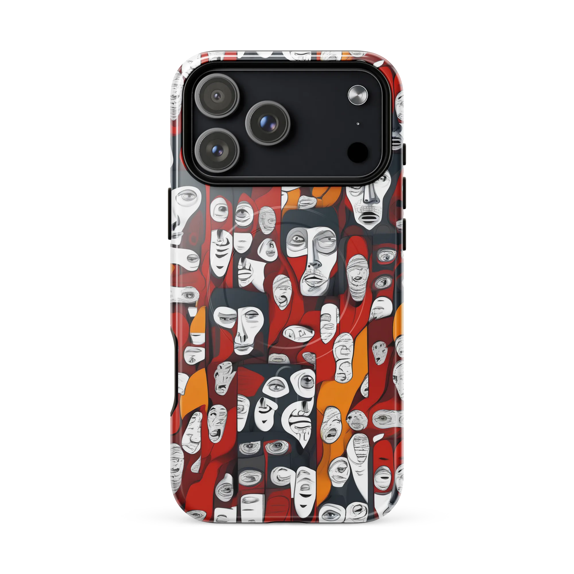 Crimson Visions on MagSafe Tough Case for iPhone® — Front