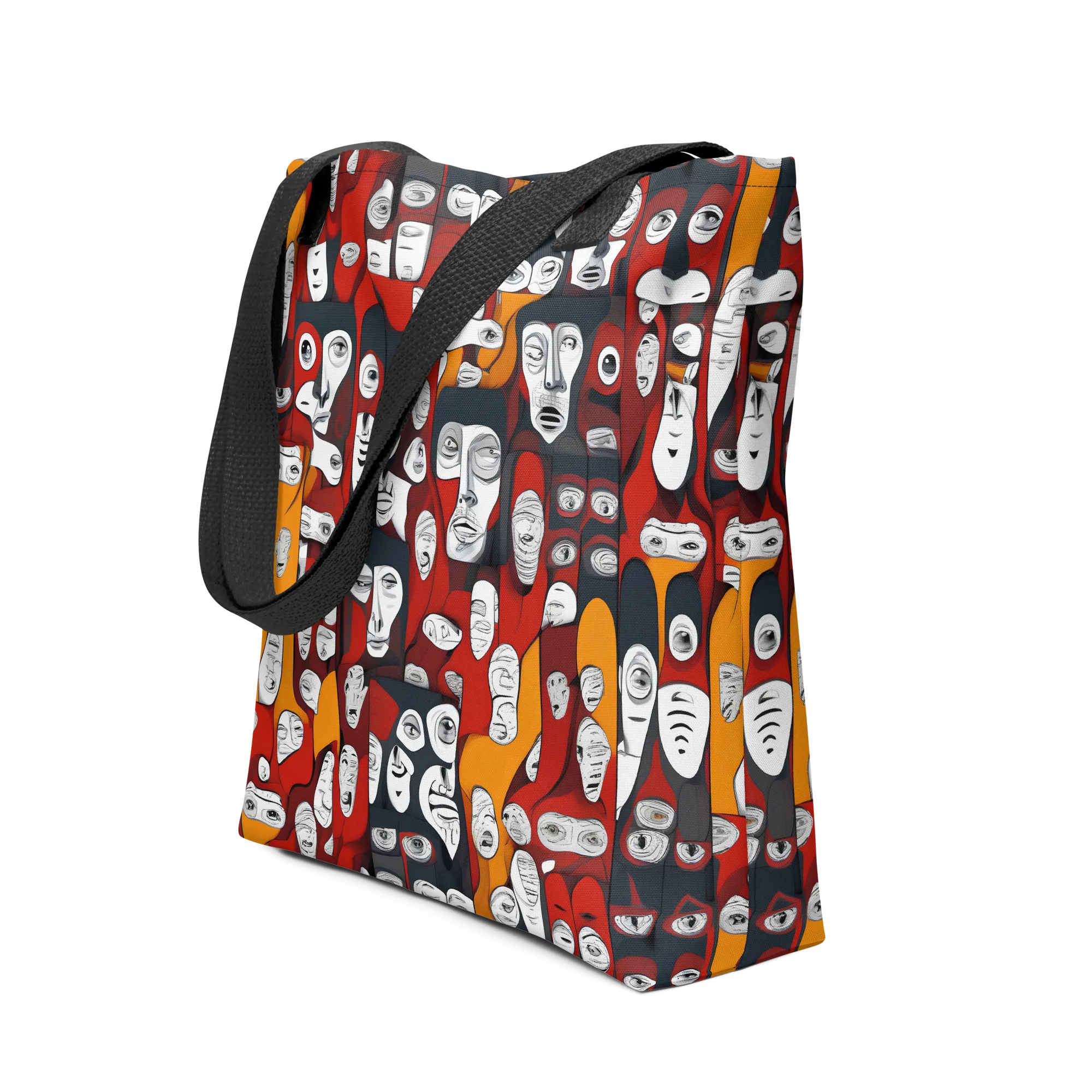 Crimson Visions on Tote Bag — Front