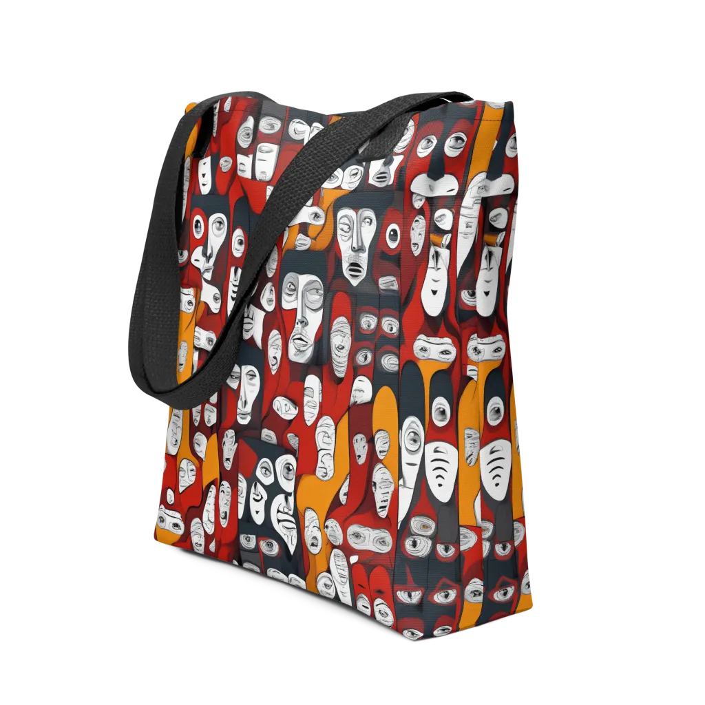Crimson Visions on Tote Bag — Front