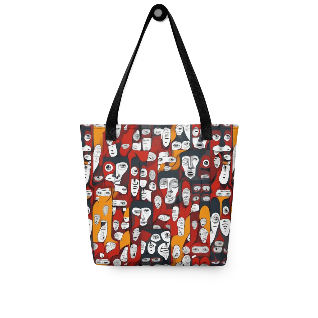 Crimson Visions on Tote Bag — Front