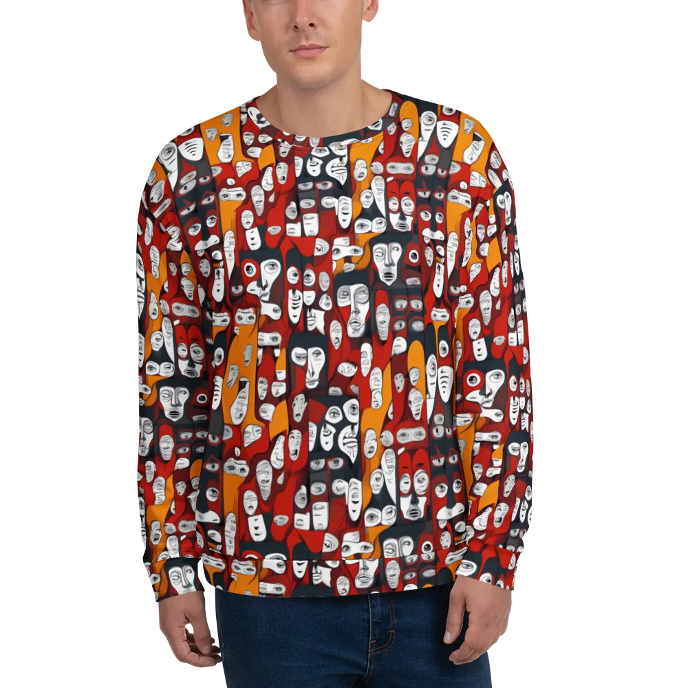 Crimson Visions on Sweatshirt — Front