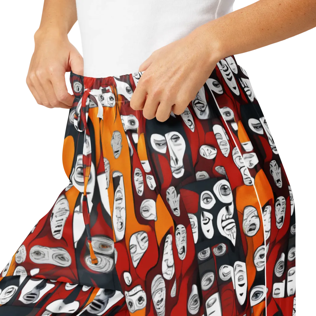 Crimson Visions on Women's Pajama Pants — Product details