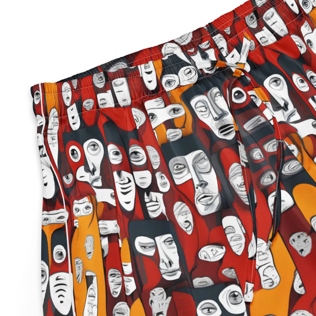 Crimson Visions on Women's Pajama Shorts — Product details