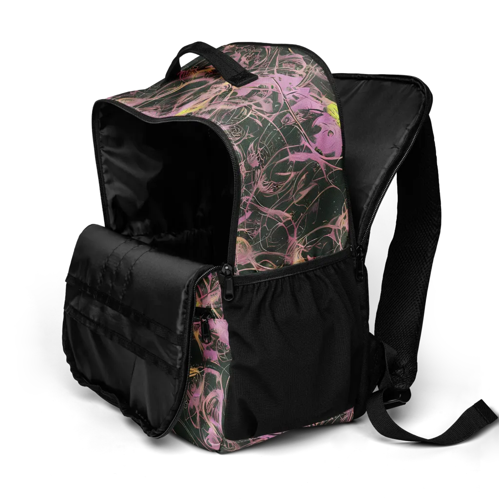 Orchid After Dark on Utility Backpack — Product details 2