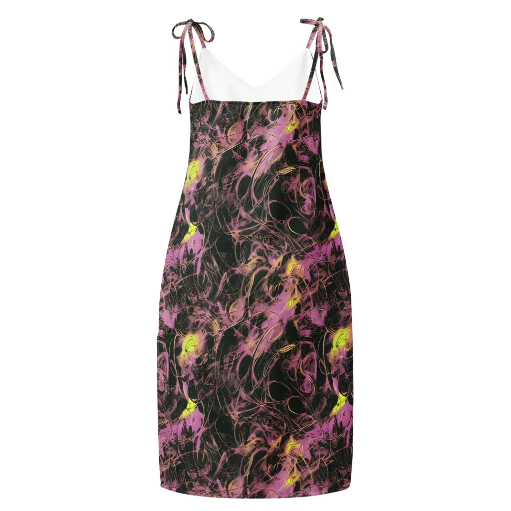Orchid After Dark on Slip Dress — Back