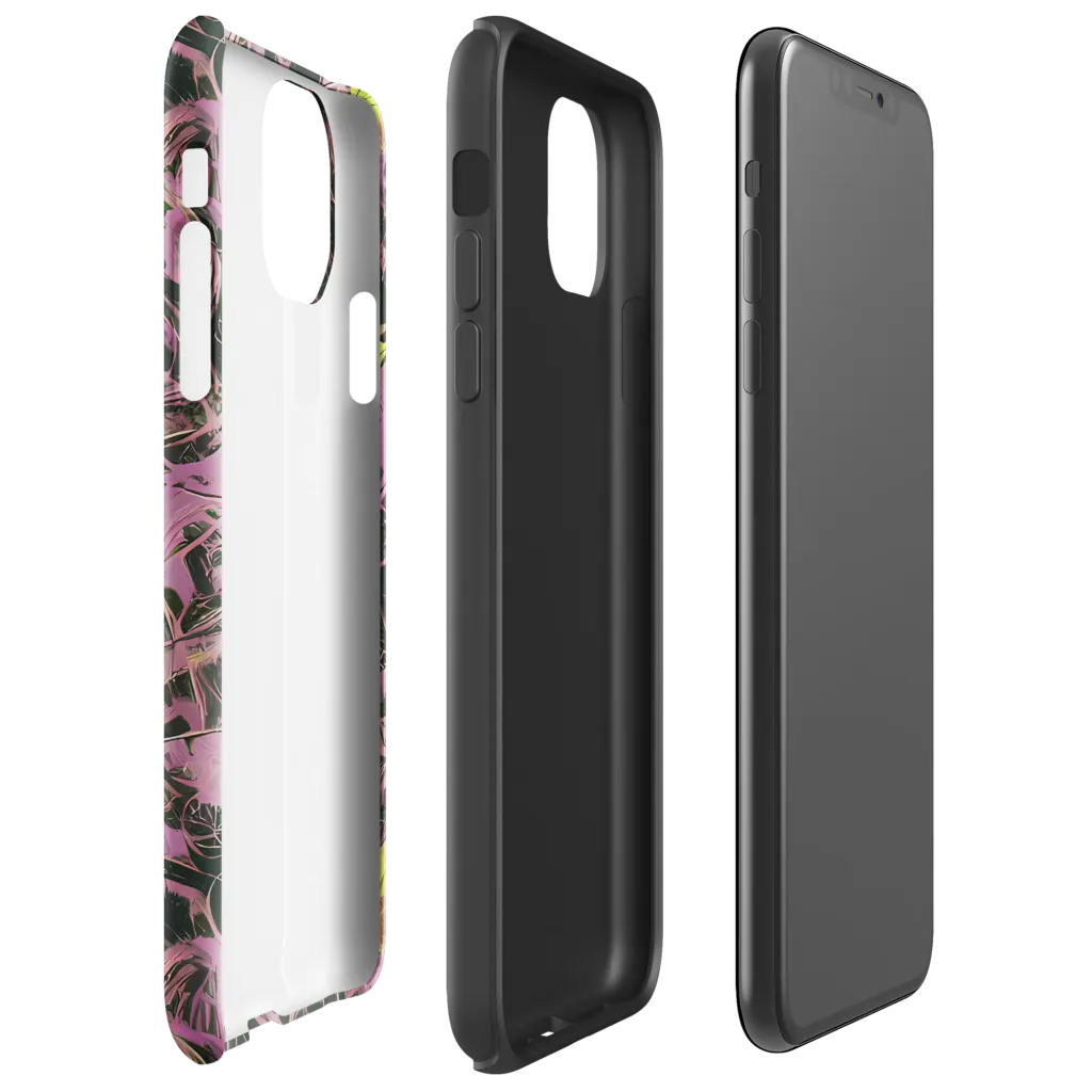 Orchid After Dark on Tough Case for iPhone® — Right