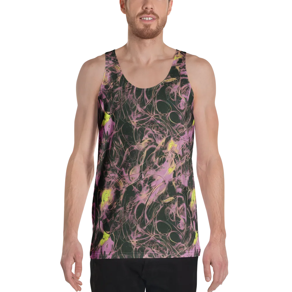 Orchid After Dark on Men's Tank Top — Front