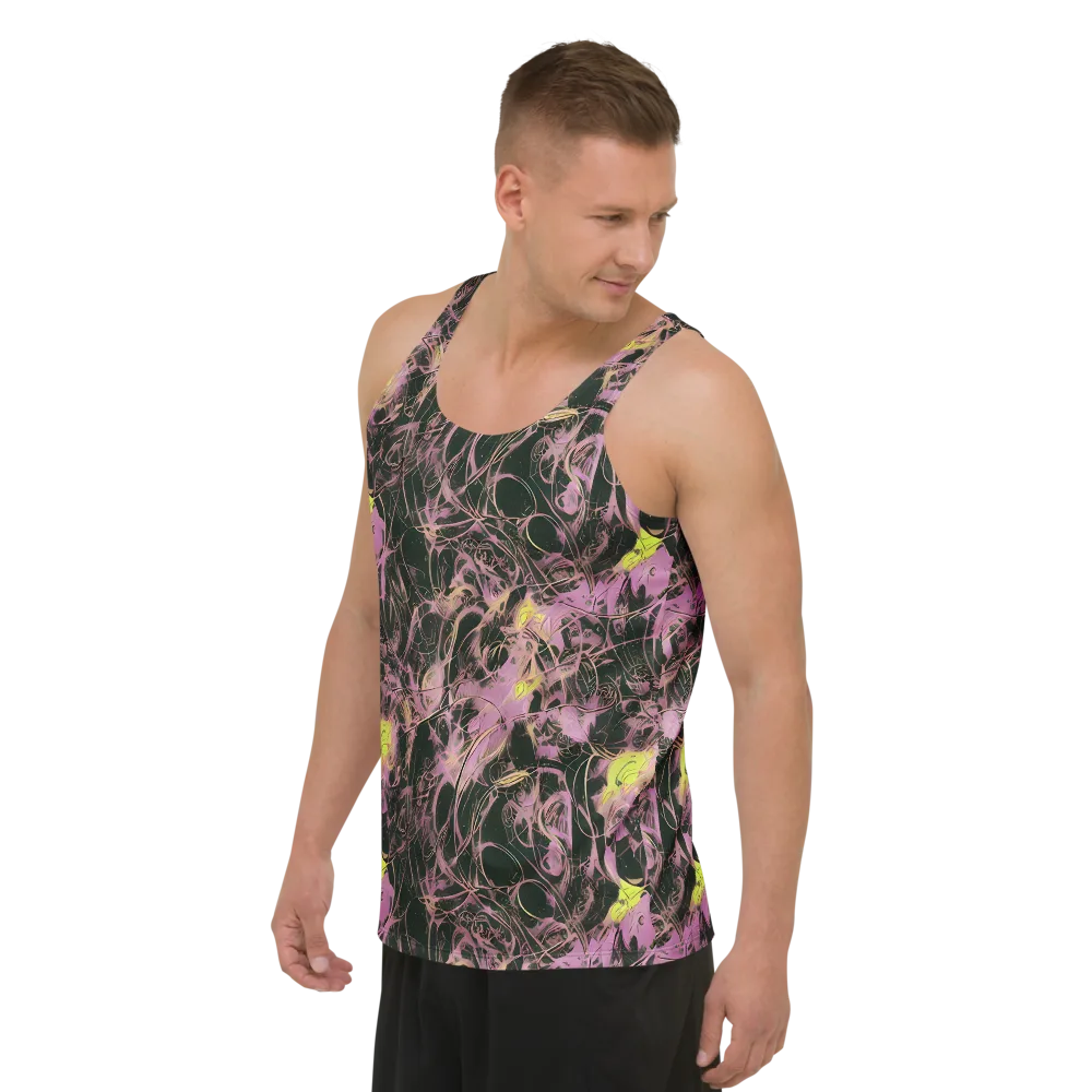 Orchid After Dark on Men's Tank Top — Left Front