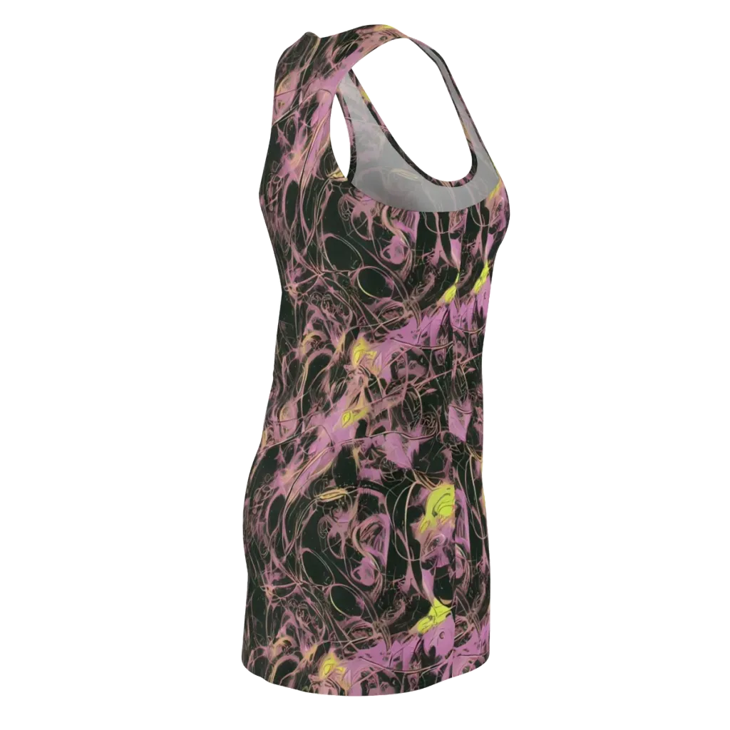 Orchid After Dark on Racerback Dress — Back Side