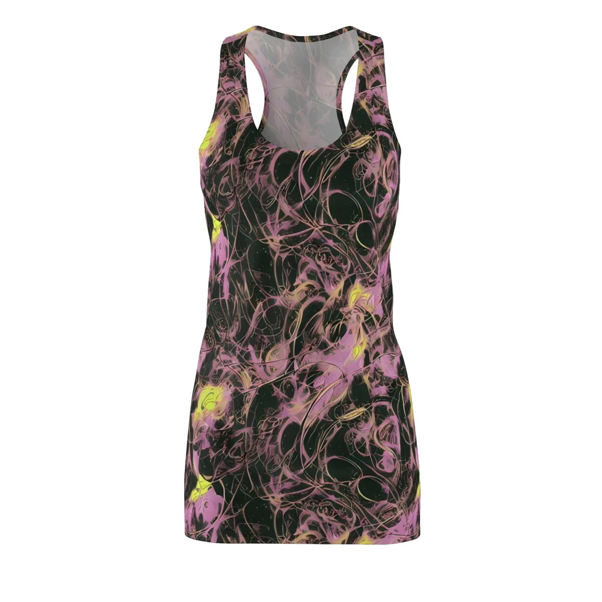 Orchid After Dark on Racerback Dress — Front