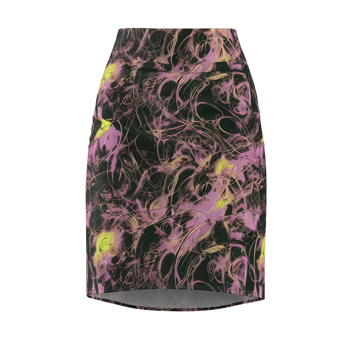 Orchid After Dark on Pencil Skirt — Front