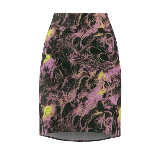 Orchid After Dark on a Pencil Skirt