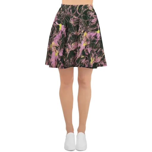 Orchid After Dark on a Skater Skirt