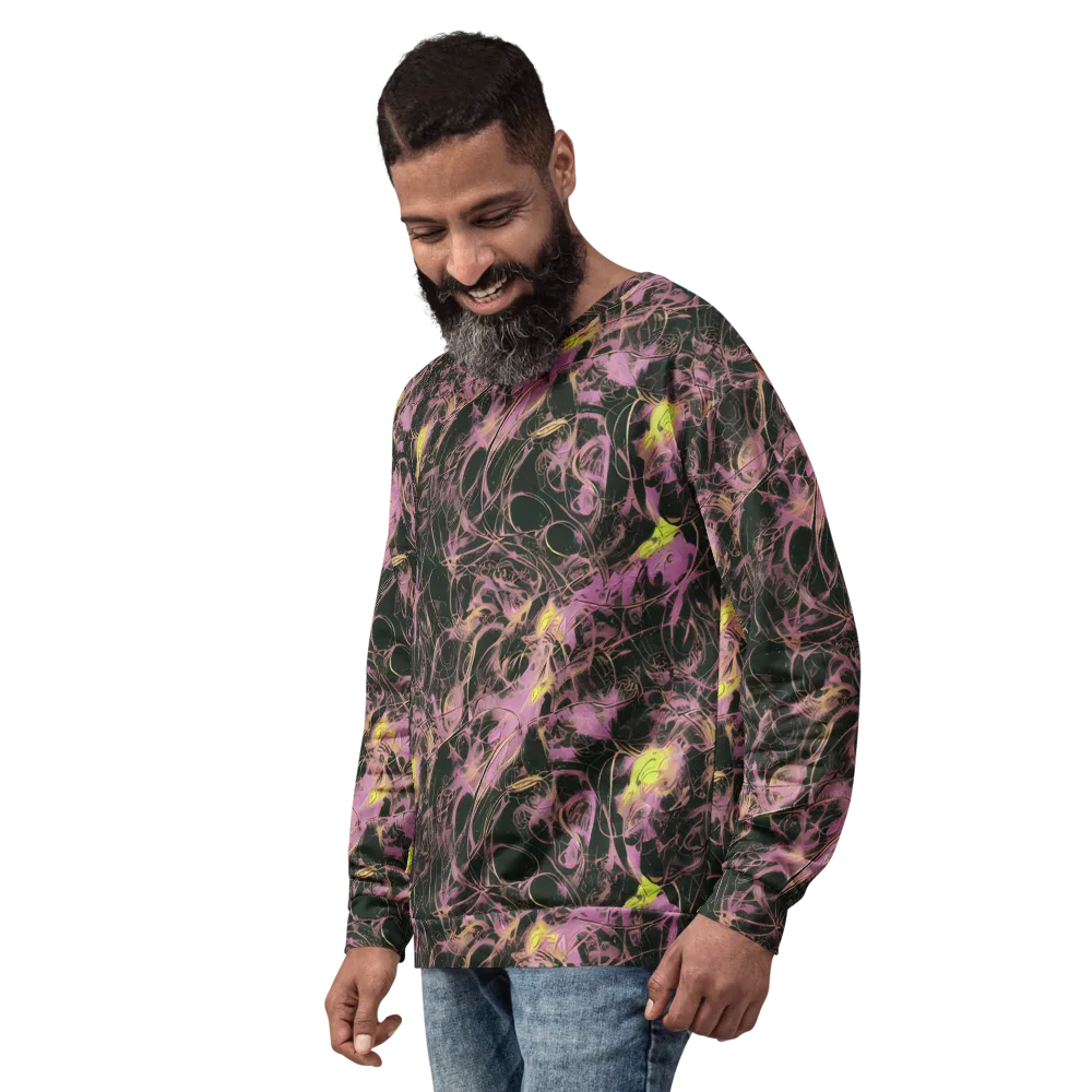 Orchid After Dark on Sweatshirt — Left Front