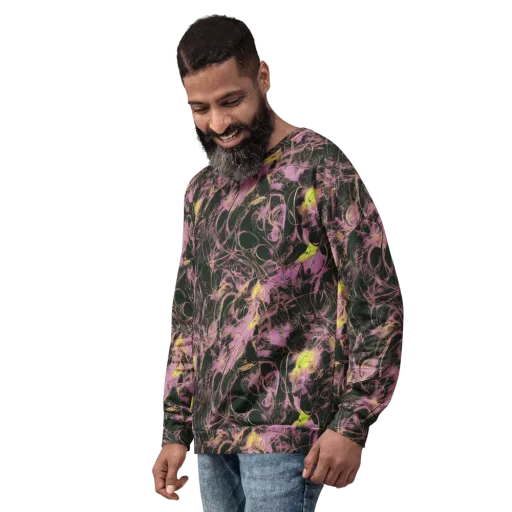 Orchid After Dark on a Sweatshirt