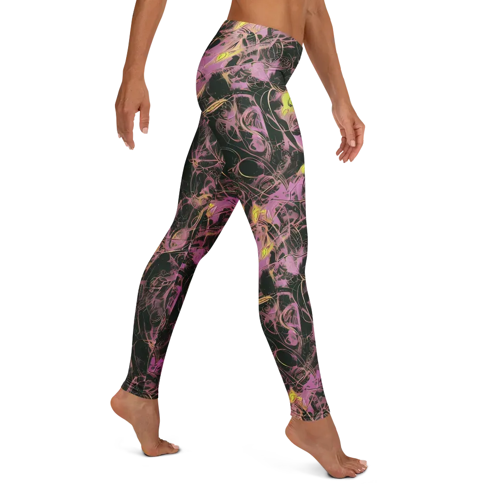 Orchid After Dark on Leggings — Right
