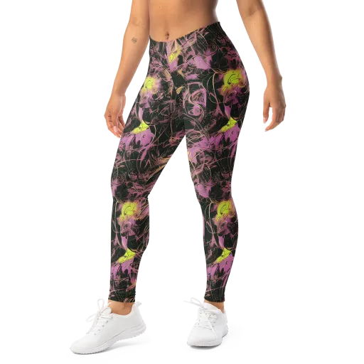 Orchid After Dark on a Leggings