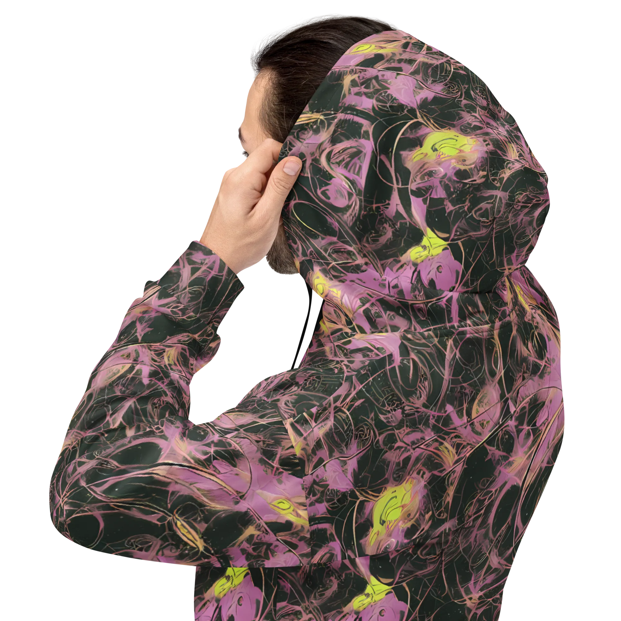 Orchid After Dark on Hoodie — Back