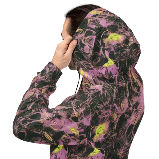 Orchid After Dark on a Hoodie