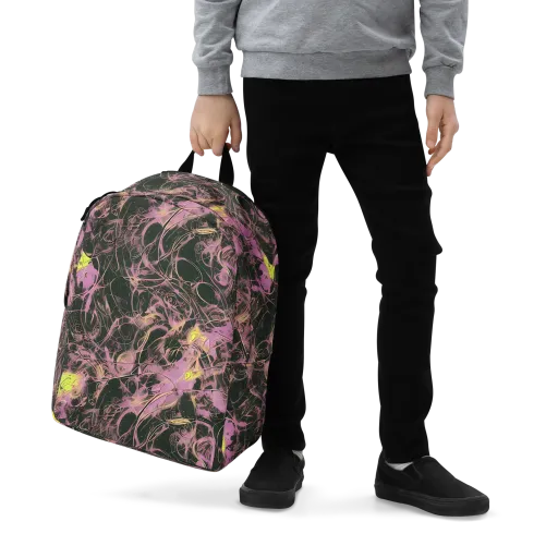 Orchid After Dark on a Minimalist Backpack