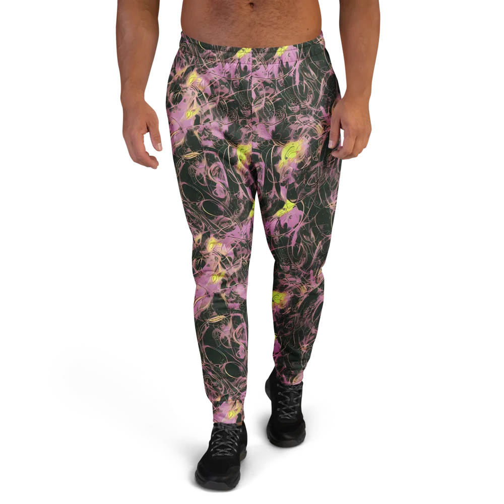 Orchid After Dark on Men's Joggers — Front