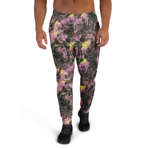 Orchid After Dark on a Men's Joggers