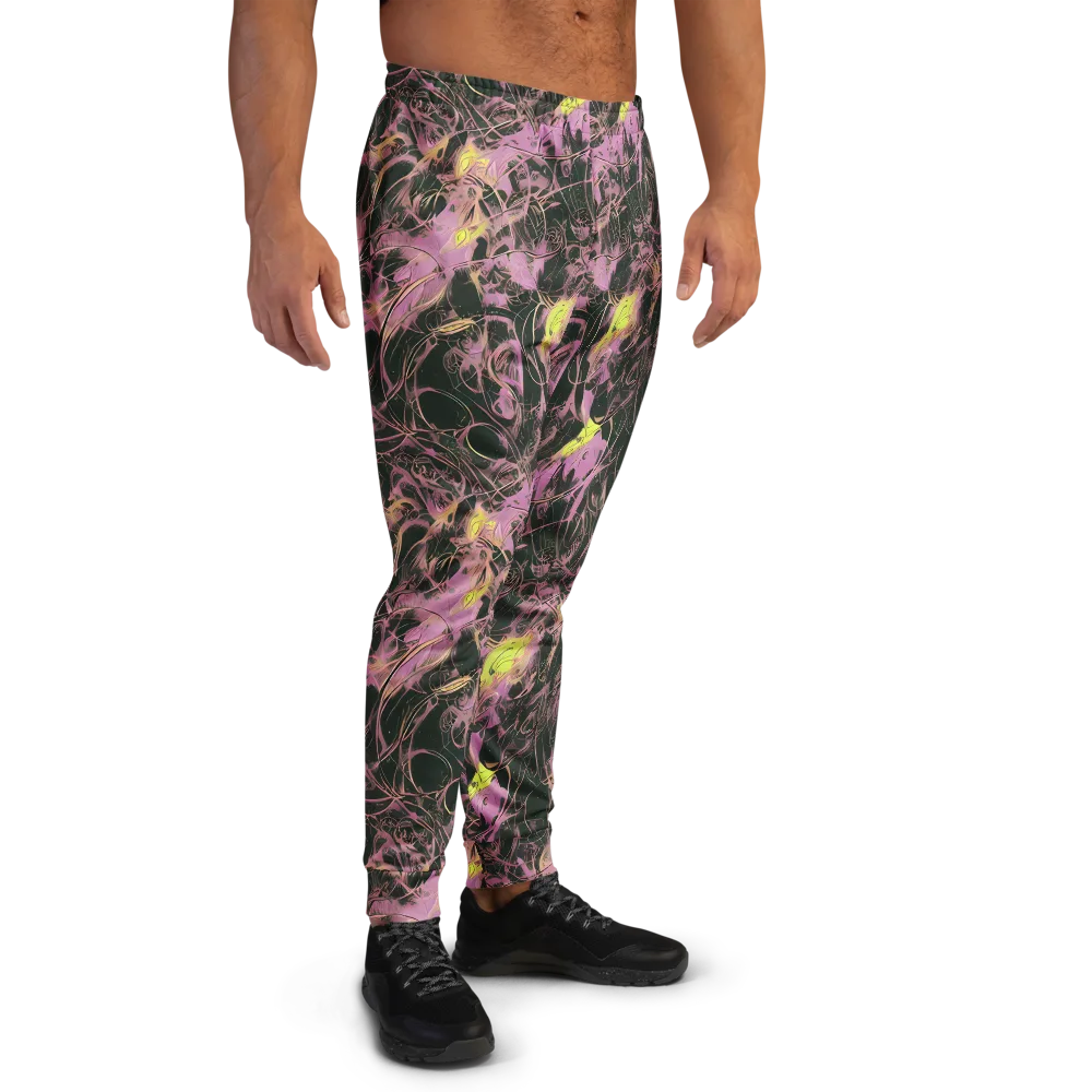 Orchid After Dark on Men's Joggers — Right